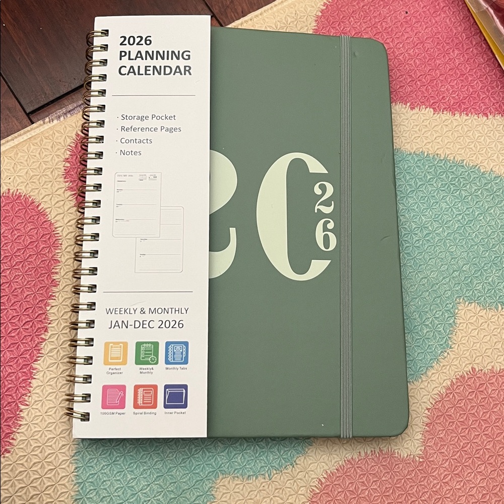 2026 Planning Calendar - Sage Green new - Picture 10 of 10